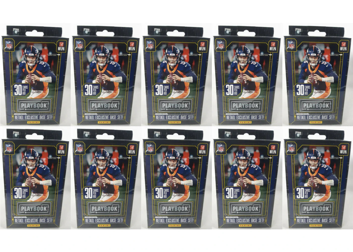 2020 Panini Playbook Football Hanger Box Orange Parallels 10x Lot
