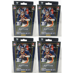 2020 Panini Playbook Football Hanger Box Orange Parallels 4x Lot