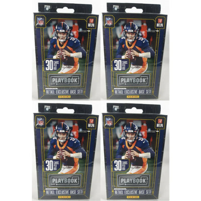 2020 Panini Playbook Football Hanger Box Orange Parallels 4x Lot