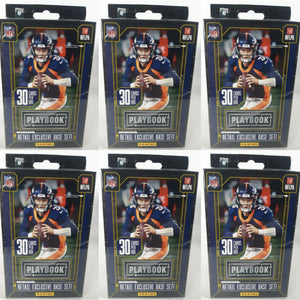 2020 Panini Playbook Football Hanger Box Orange Parallels 6x Lot