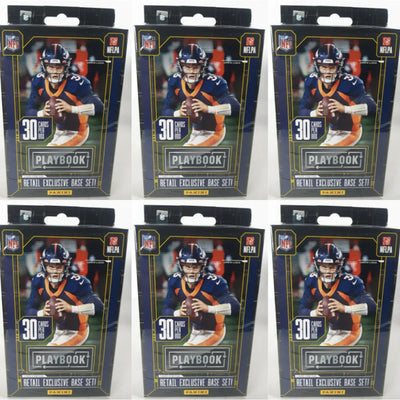 2020 Panini Playbook Football Hanger Box Orange Parallels 6x Lot