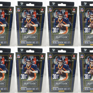 2020 Panini Playbook Football Hanger Box Orange Parallels 8x Lot