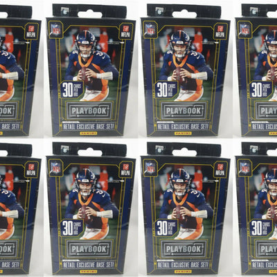2020 Panini Playbook Football Hanger Box Orange Parallels 8x Lot