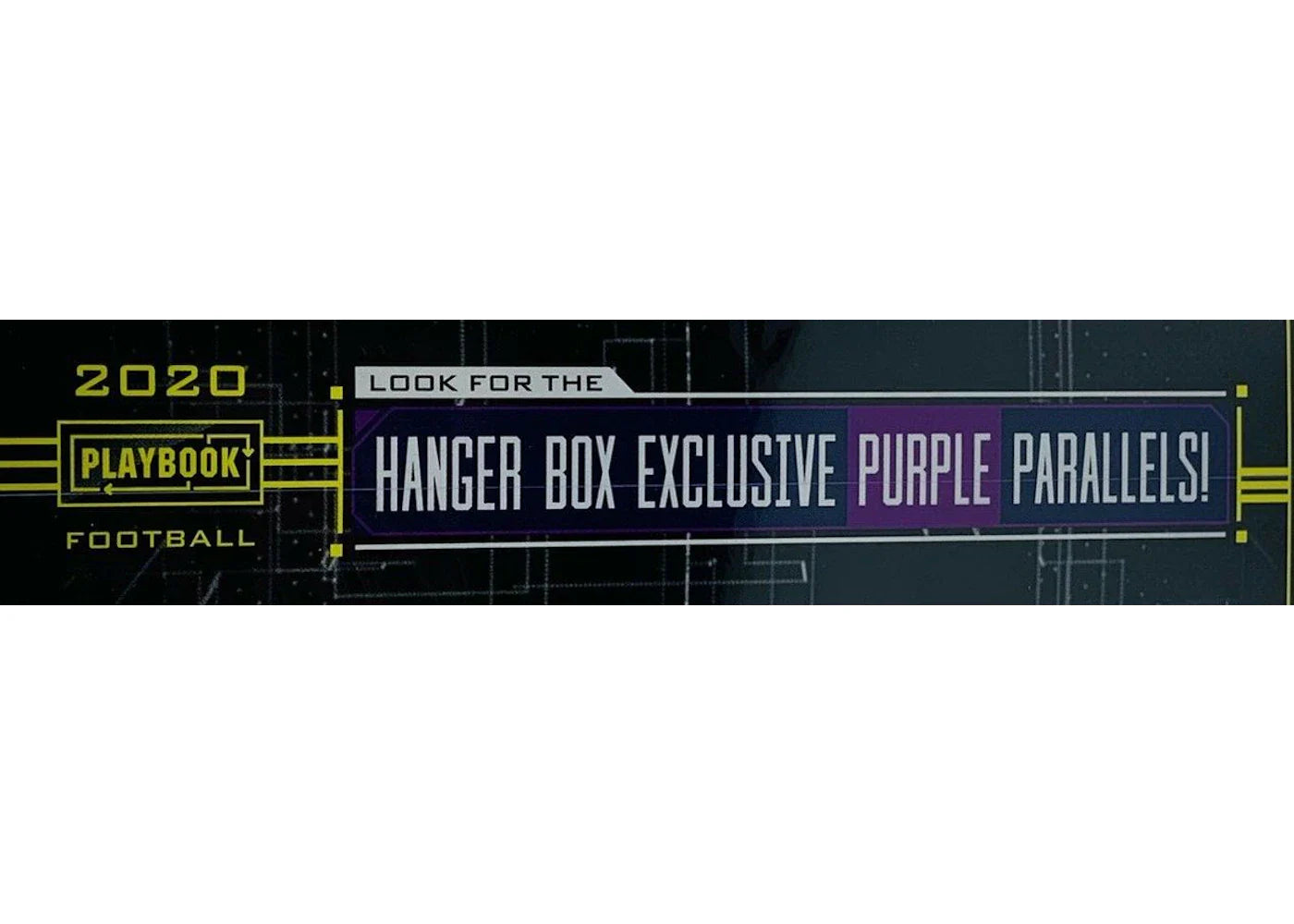 2020 Panini Playbook Football Hanger Box Purple Parallels 4x Lot