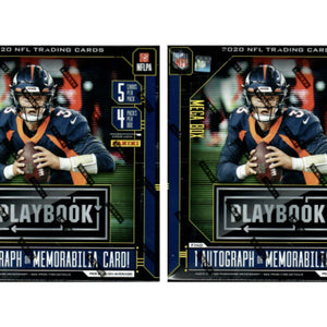 2020 Panini Playbook Football Mega Box Orange Parallels 2x Lot