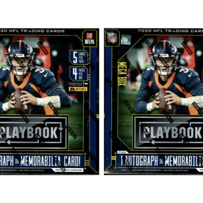 2020 Panini Playbook Football Mega Box Orange Parallels 2x Lot