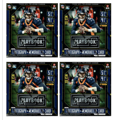 2020 Panini Playbook Football Mega Box Orange Parallels 4x Lot