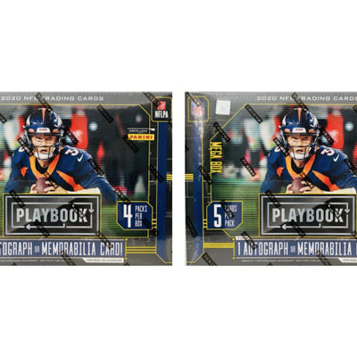 2020 Panini Playbook Football Mega Box Purple Parallels 2x Lot