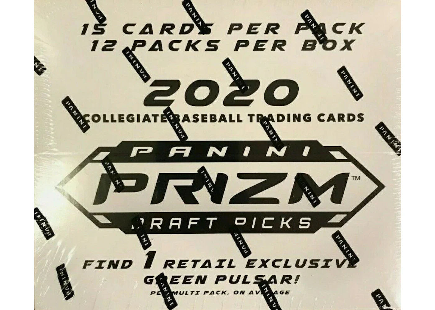 2020 Panini Prizm Draft Picks Baseball Factory Sealed Cello Box