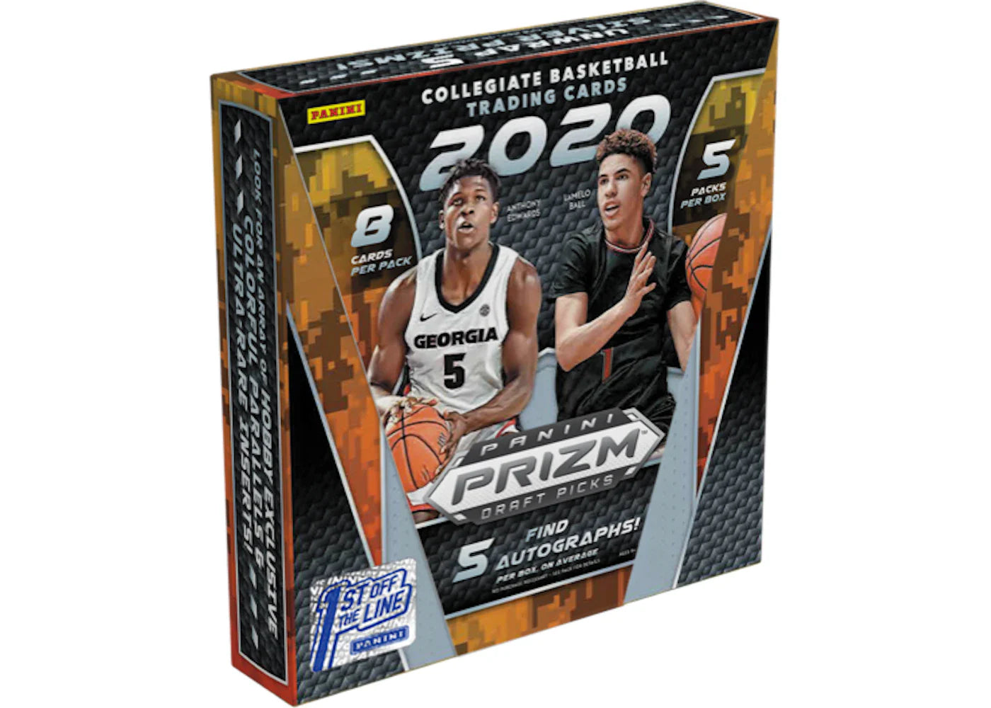 2020 Panini Prizm Draft Picks Basketball 1st Off The Line Box
