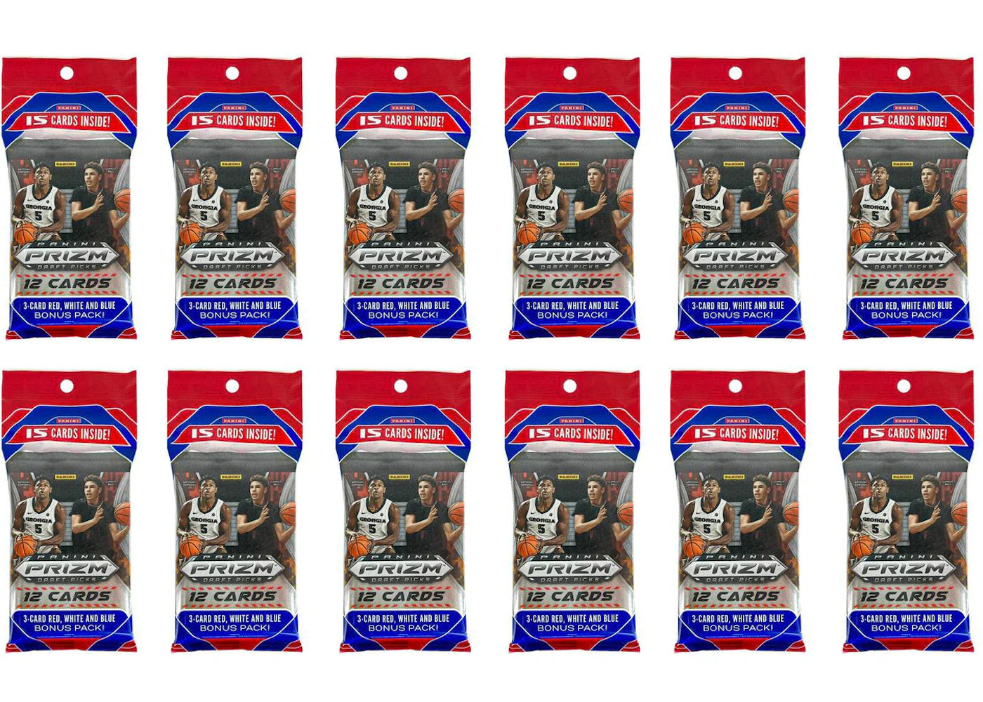 2020 Panini Prizm Draft Picks College Basketball Cello Pack 12x Lot