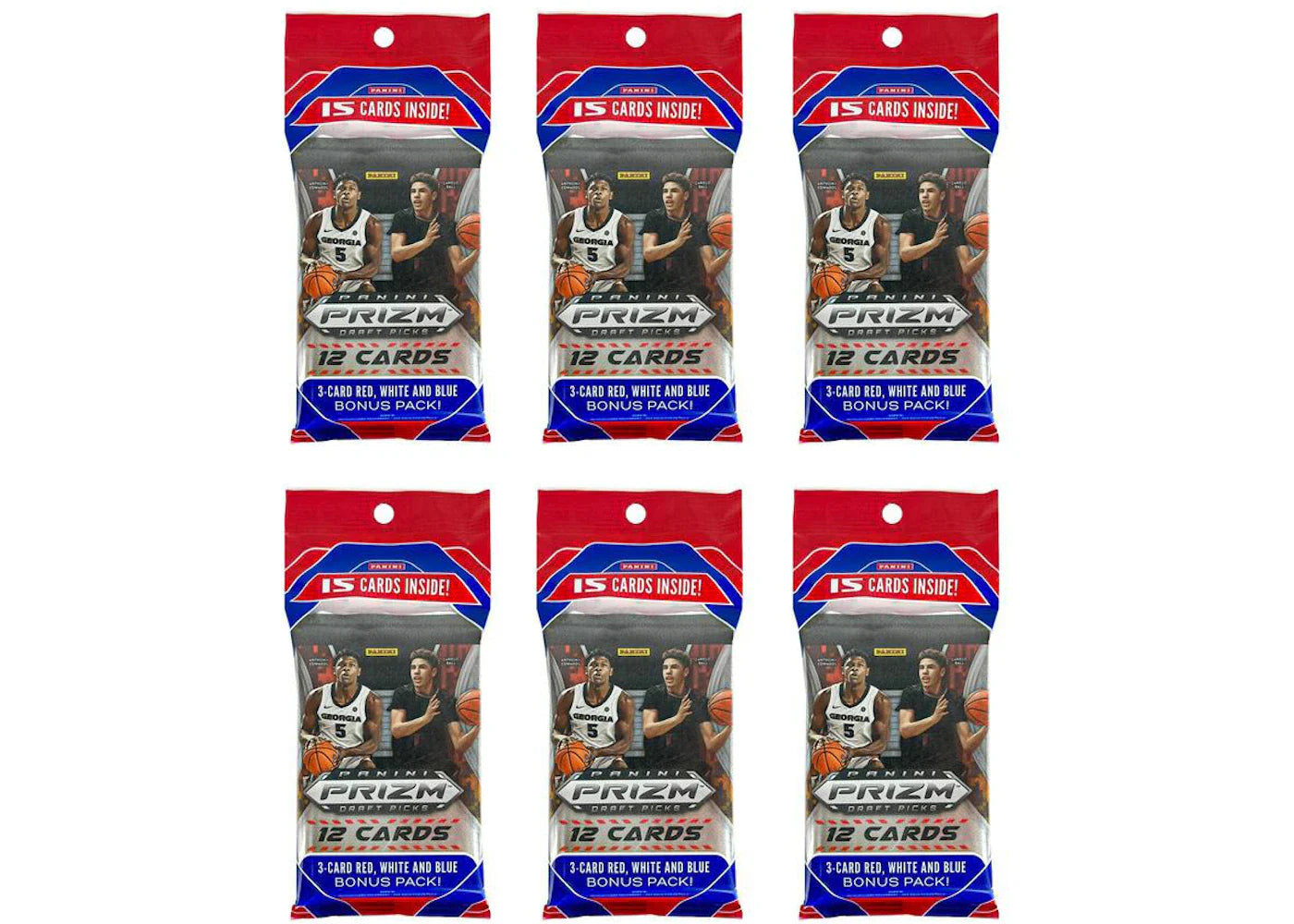 2020 Panini Prizm Draft Picks College Basketball Cello Pack 6x Lot