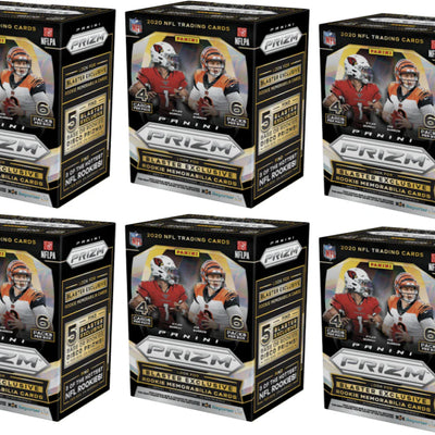 2020 Panini Prizm Football Blaster Box Disco 6x Lot
