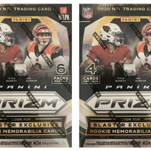 2020 Panini Prizm Football Blaster Box Lazer 2x Lot
