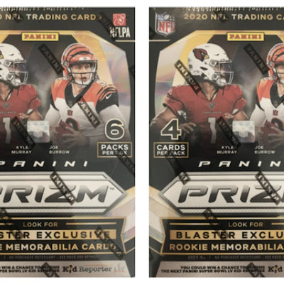 2020 Panini Prizm Football Blaster Box Lazer 2x Lot