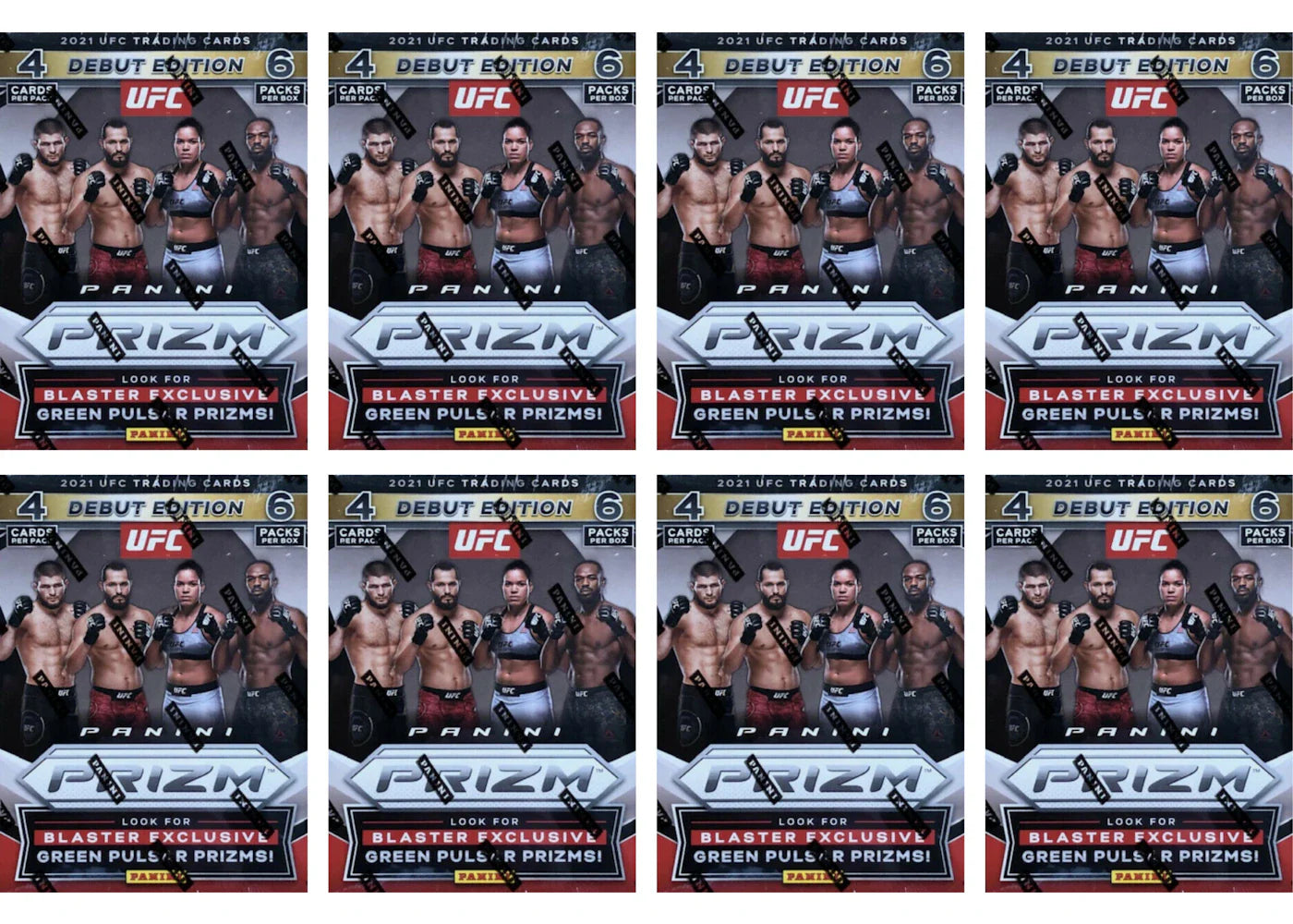 2021 Panini Prizm UFC Blaster Box 8x Lot
