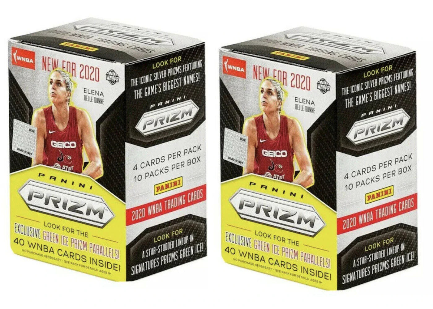 2020 Panini Prizm WNBA Fanatics Blaster Box 40 ct. 2x Lot