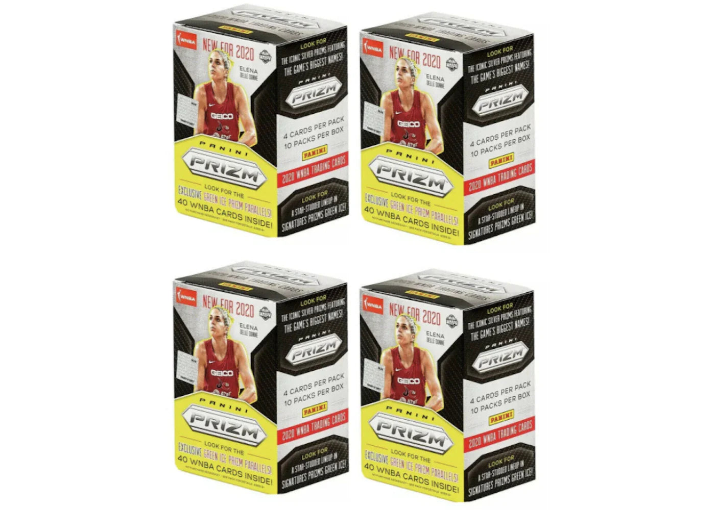 2020 Panini Prizm WNBA Fanatics Blaster Box 40 ct. 4x Lot