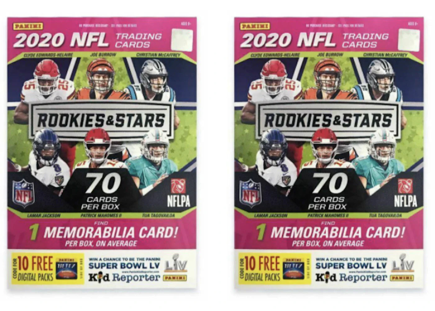 2020 Panini Rookies & Stars Football Blaster Box 2x Lot