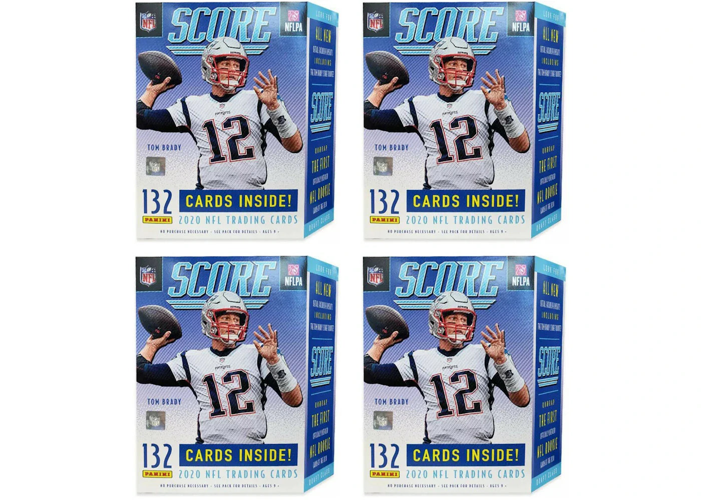 2020 Panini Score Football Blaster Box 4x Lot