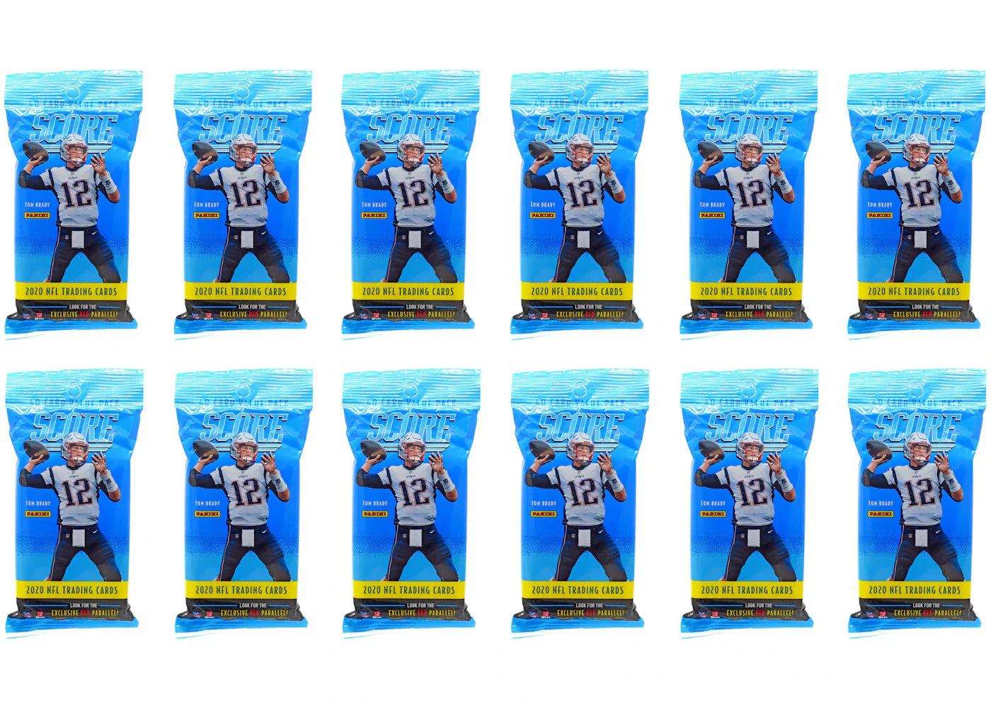 2020 Panini Score Football Fat Pack 12x Lot