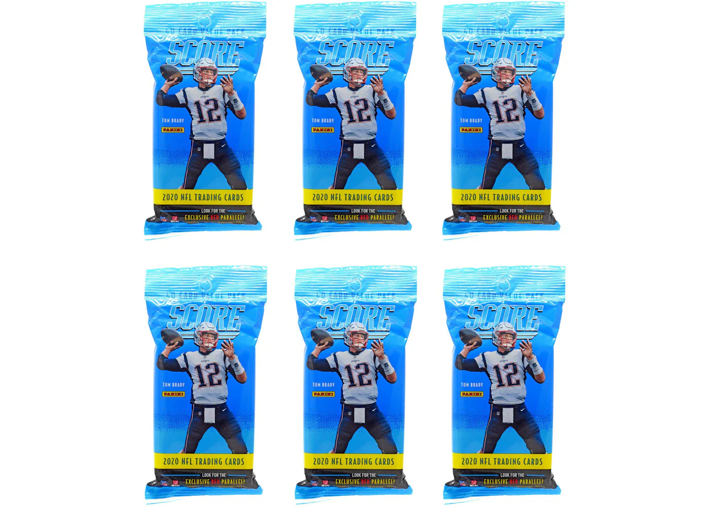 2020 Panini Score Football Fat Pack 6x Lot