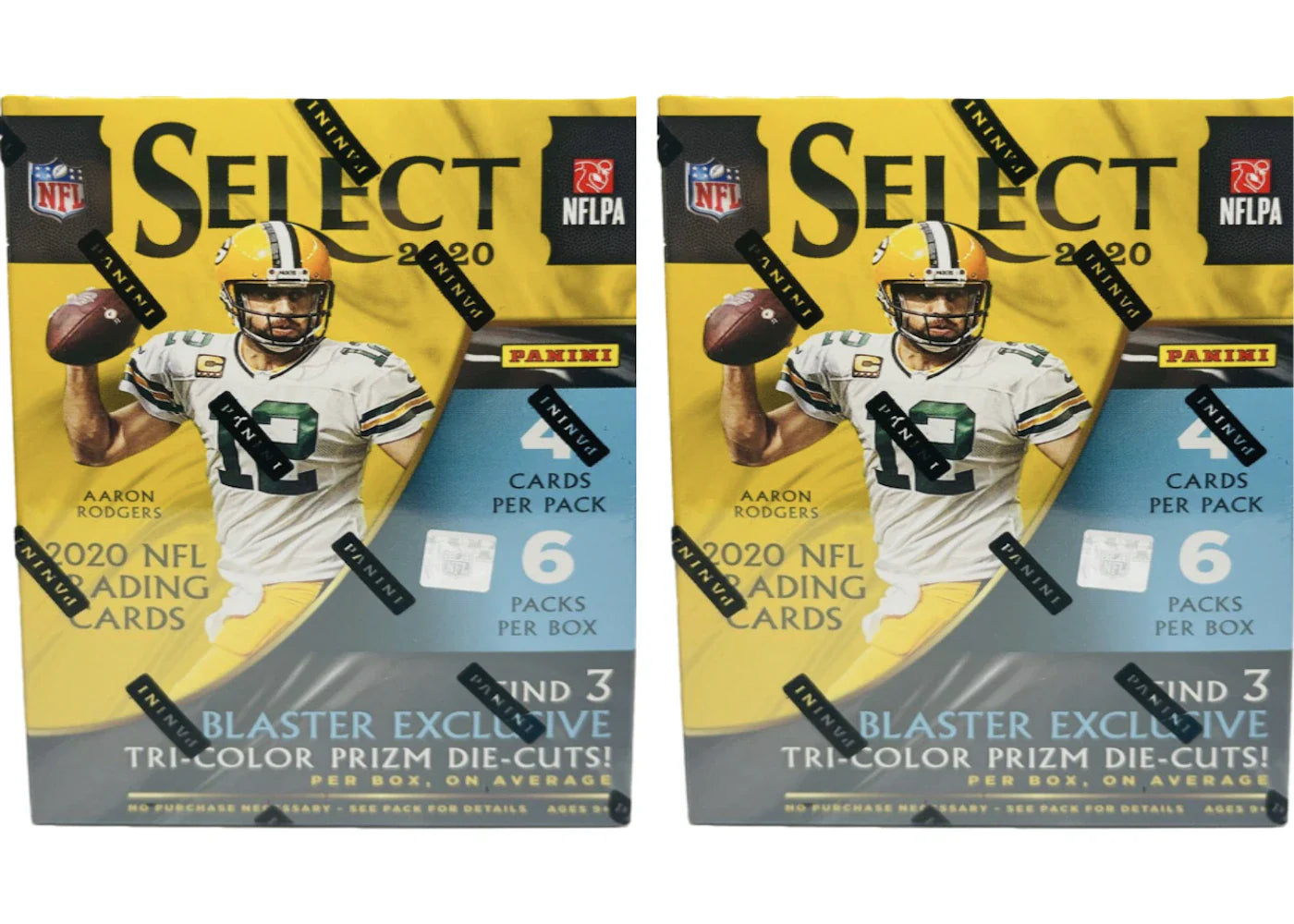 2020 Panini Select Football Blaster Box 2x Lot (Tri-Color Die-Cuts)
