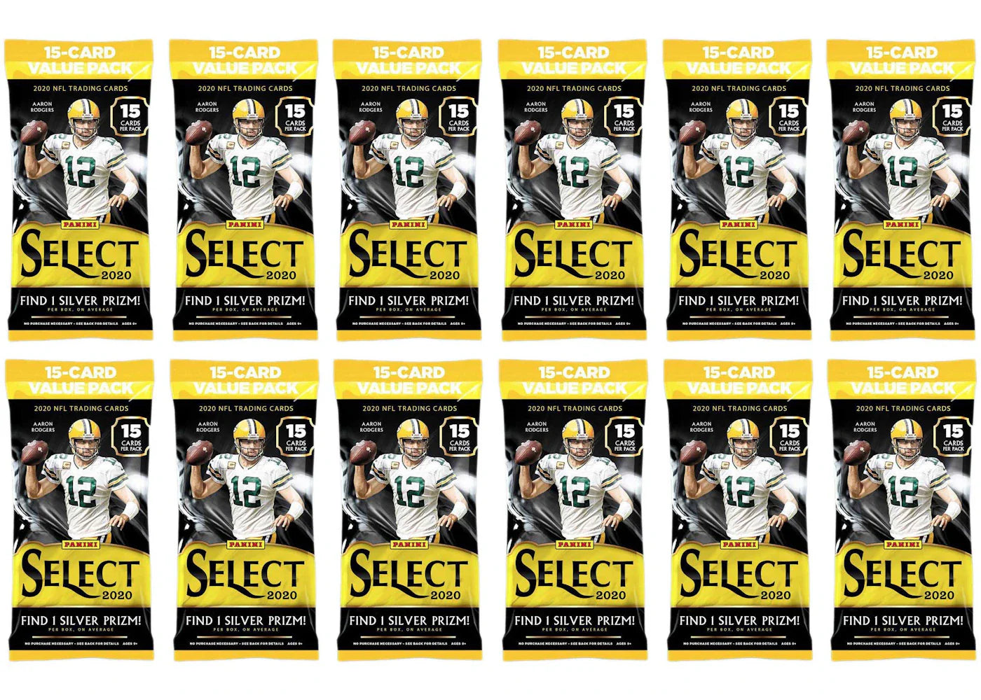 2020 Panini Select Football Fat Pack 12x lot