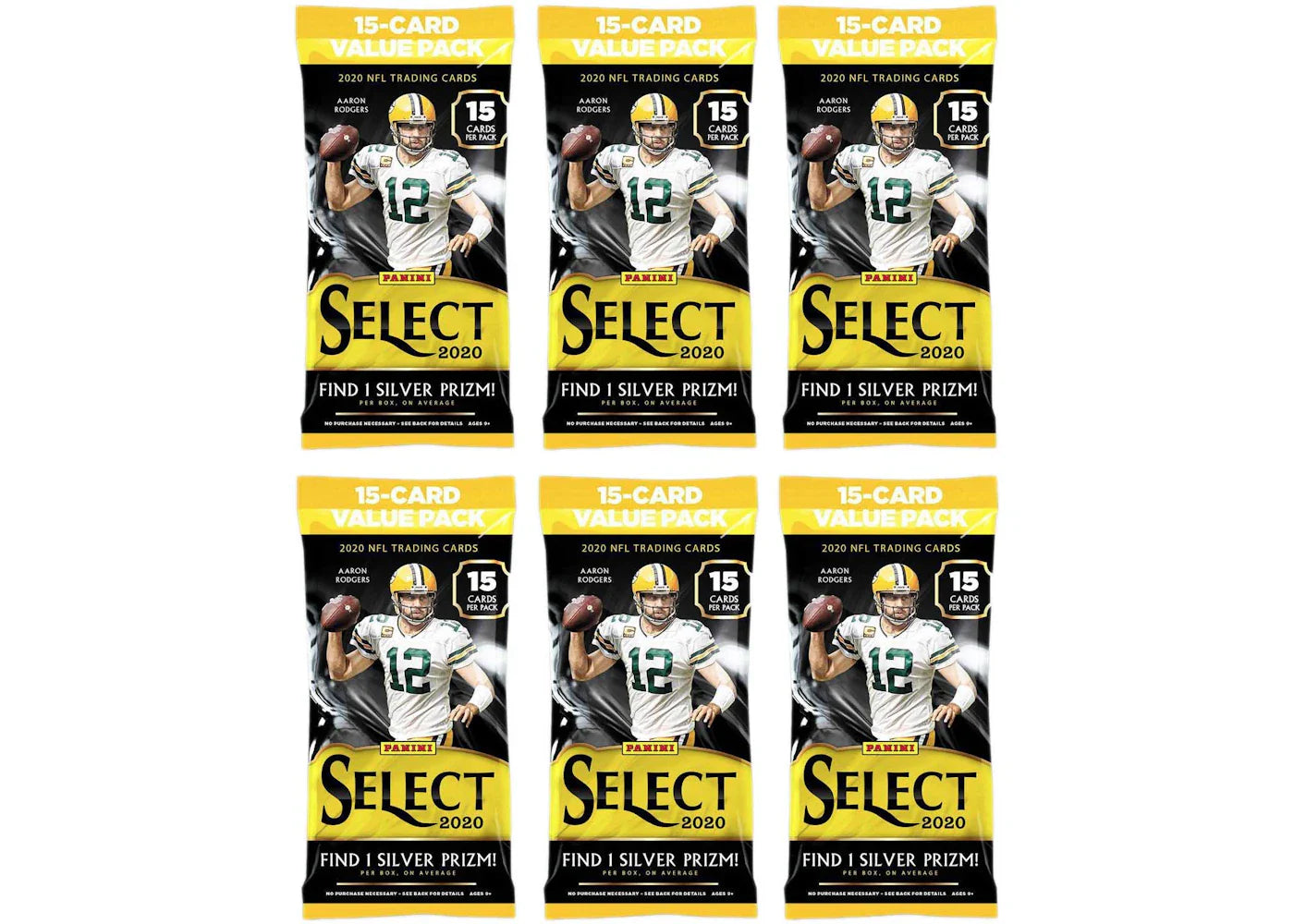 2020 Panini Select Football Fat Pack 6x lot