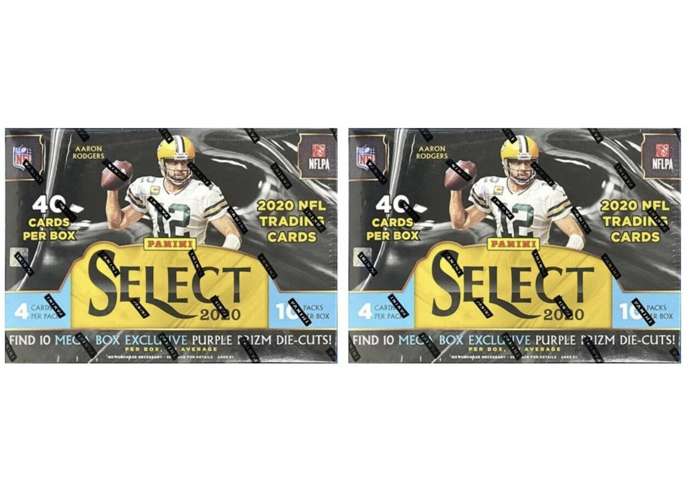 2020 Panini Select Football Mega Box (Purple Die Cuts) 2x Lot