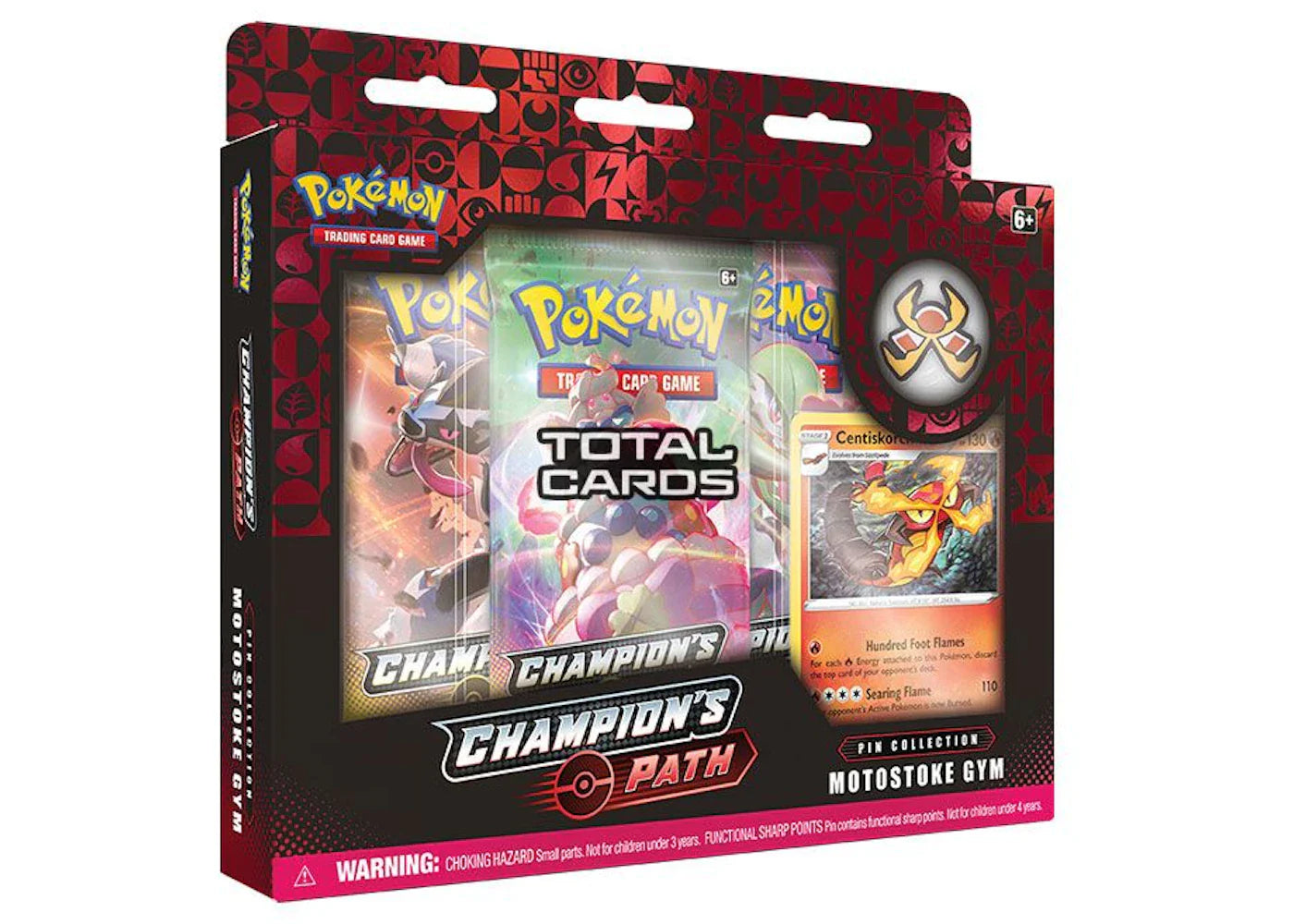 2020 Pokemon Sword and Shield Champion's Path Pin Collection Motostoke Gym