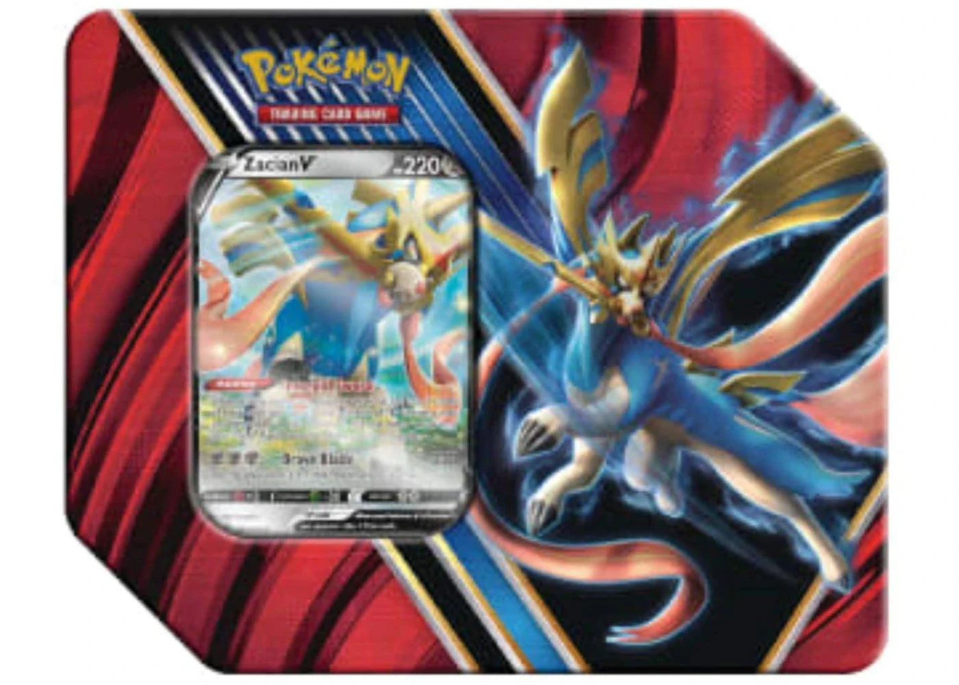 2020 Pokemon TCG Legends of Galar Tin Zacian V