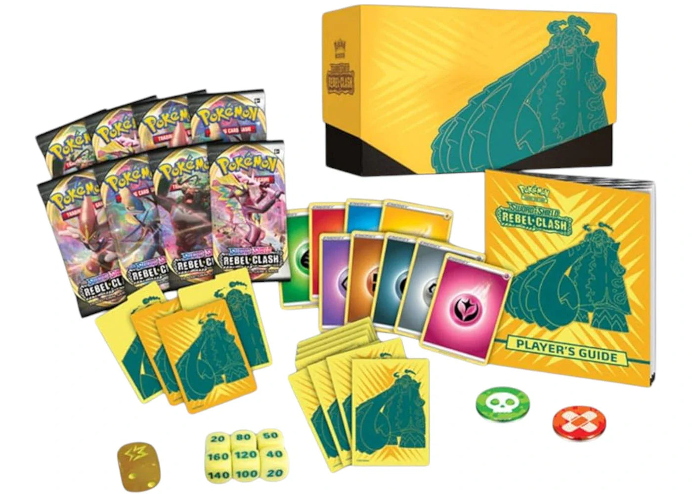 2020 Pokemon TCG Sword & Shield Rebel Clash Elite Trainer Box