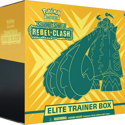 2020 Pokemon TCG Sword & Shield Rebel Clash Elite Trainer Box