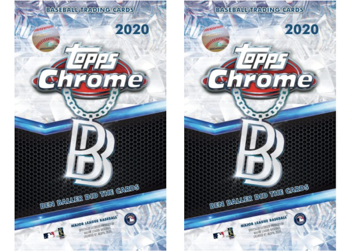 2020 Topps Chrome Ben Baller Baseball Hobby Box 2x Lot