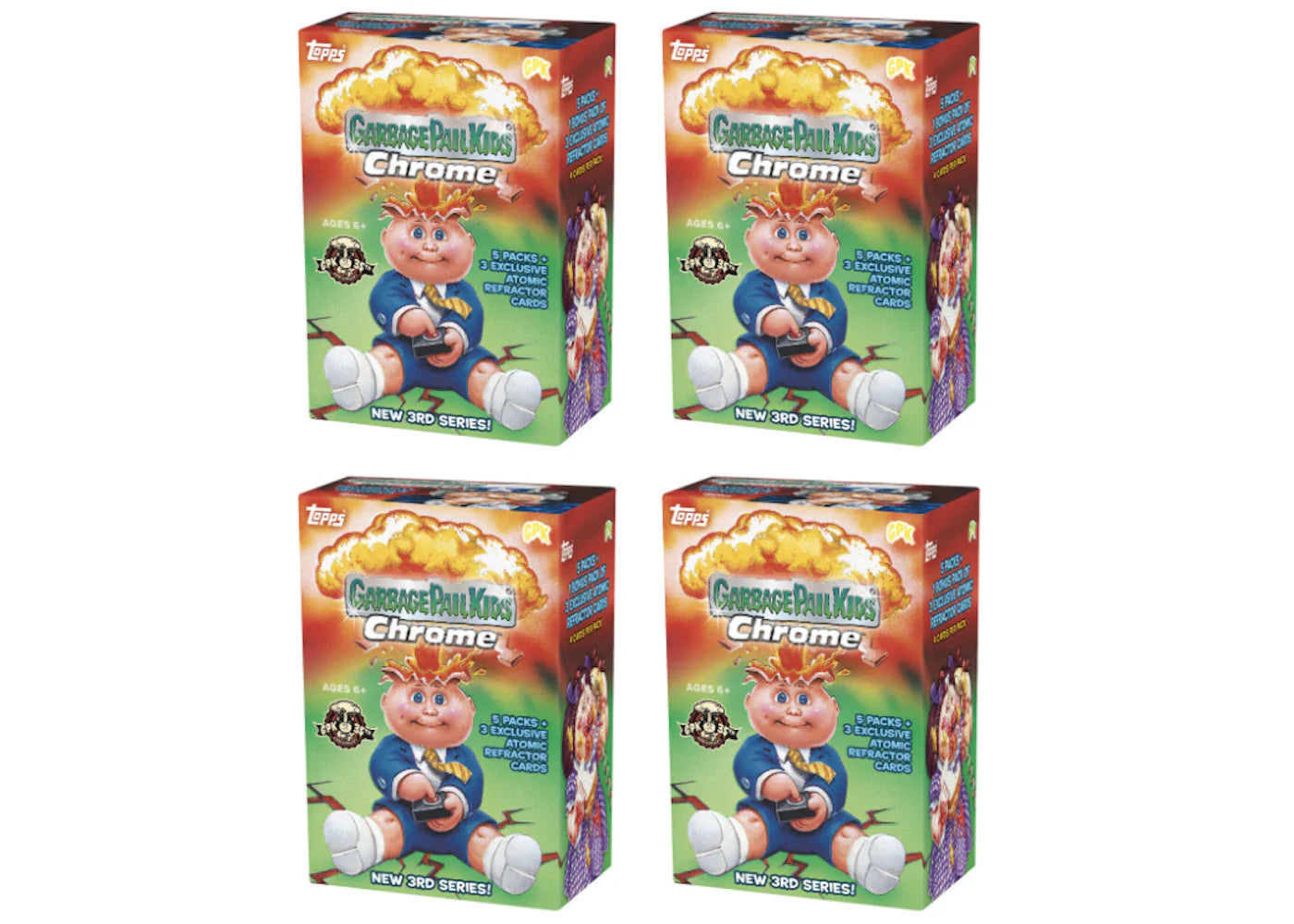 2020 Topps Chrome Garbage Pail Kids Blaster Box 4x Lot