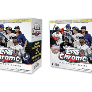 2020 Topps Chrome Update Box 2x Lot (white or blue)