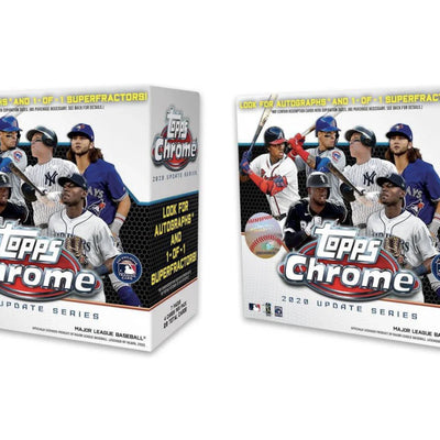 2020 Topps Chrome Update Box 2x Lot (white or blue)