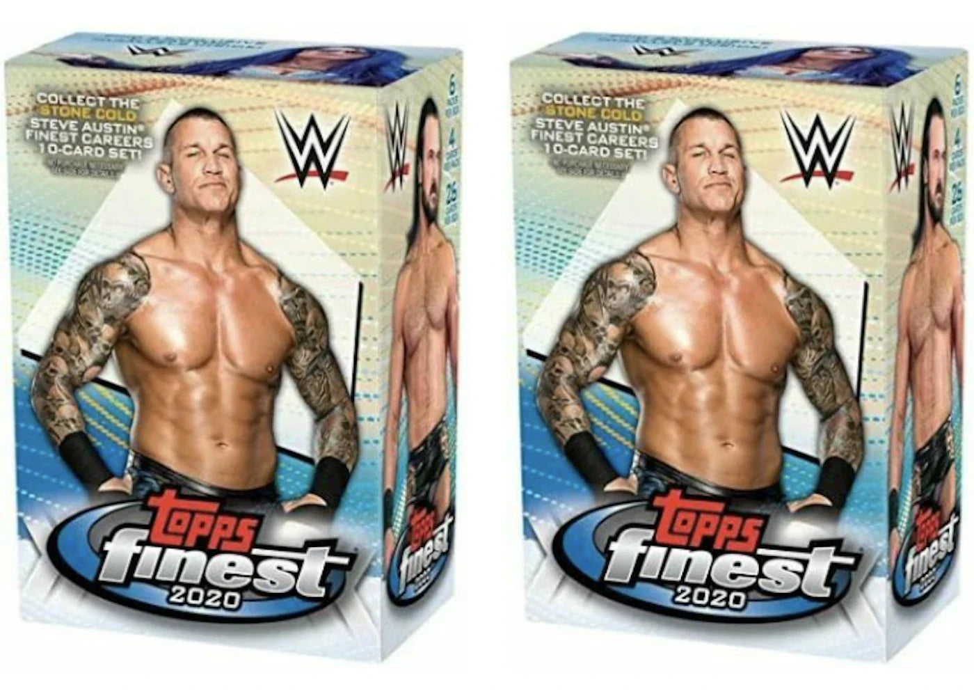 2020 Topps Finest WWE Blaster Box 2x Lot