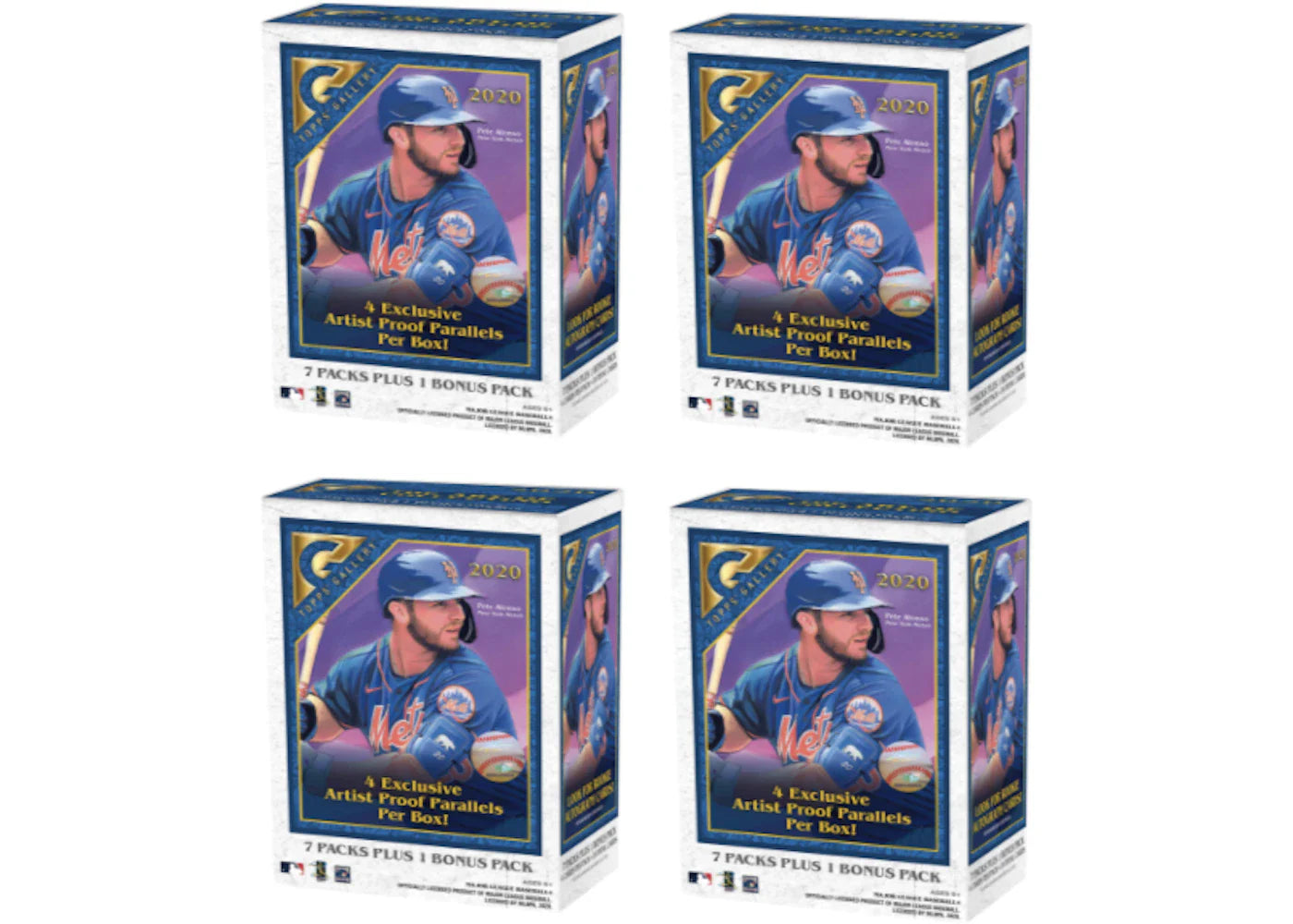 2020 Topps Gallery Baseball Blaster Box 4x Lot