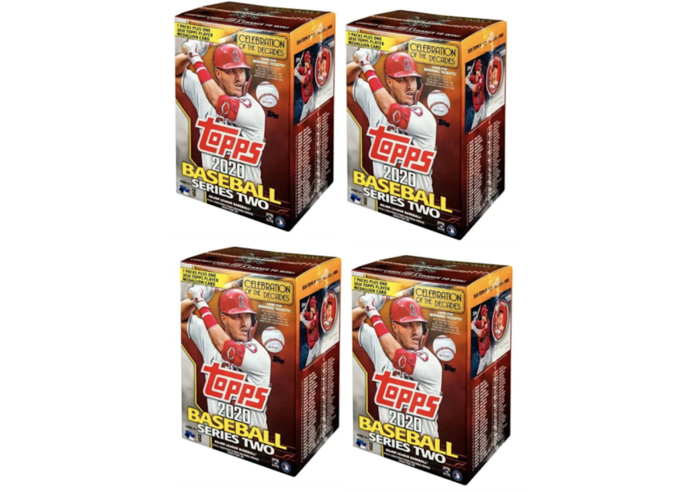 2020 Topps Series two Baseball Blaster Box 4x Lot