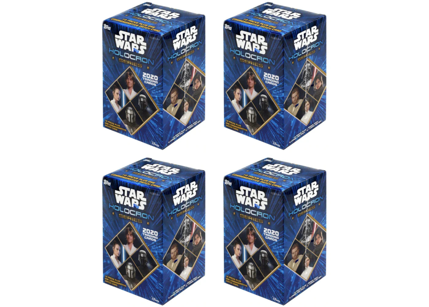 2020 Topps Star Wars Holocron Series Blaster Box 4x Lot