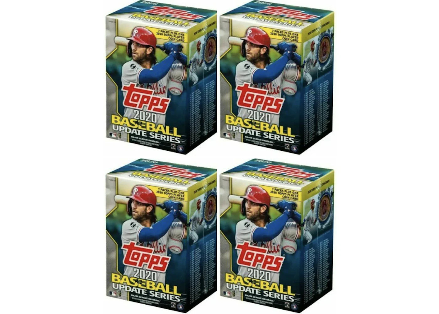 2020 Topps Update Baseball Blaster Box 4x Lot