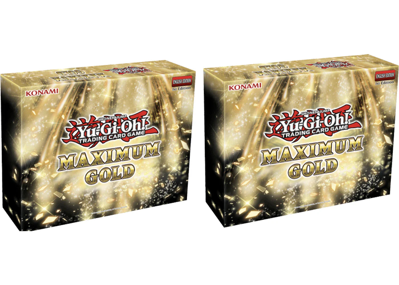 2020 Yu-Gi-Oh! TCG Maximum Gold Collector's Set 2x Lot