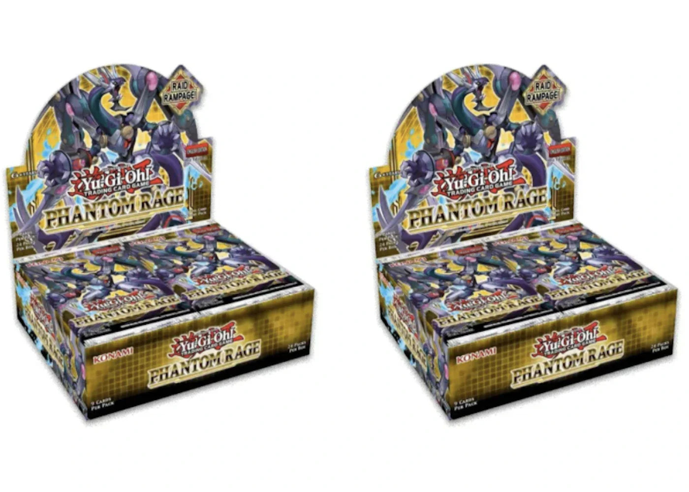 2020 Yu-Gi-Oh! TCG Phantom Rage 1st Edition Booster Box 2X Lot