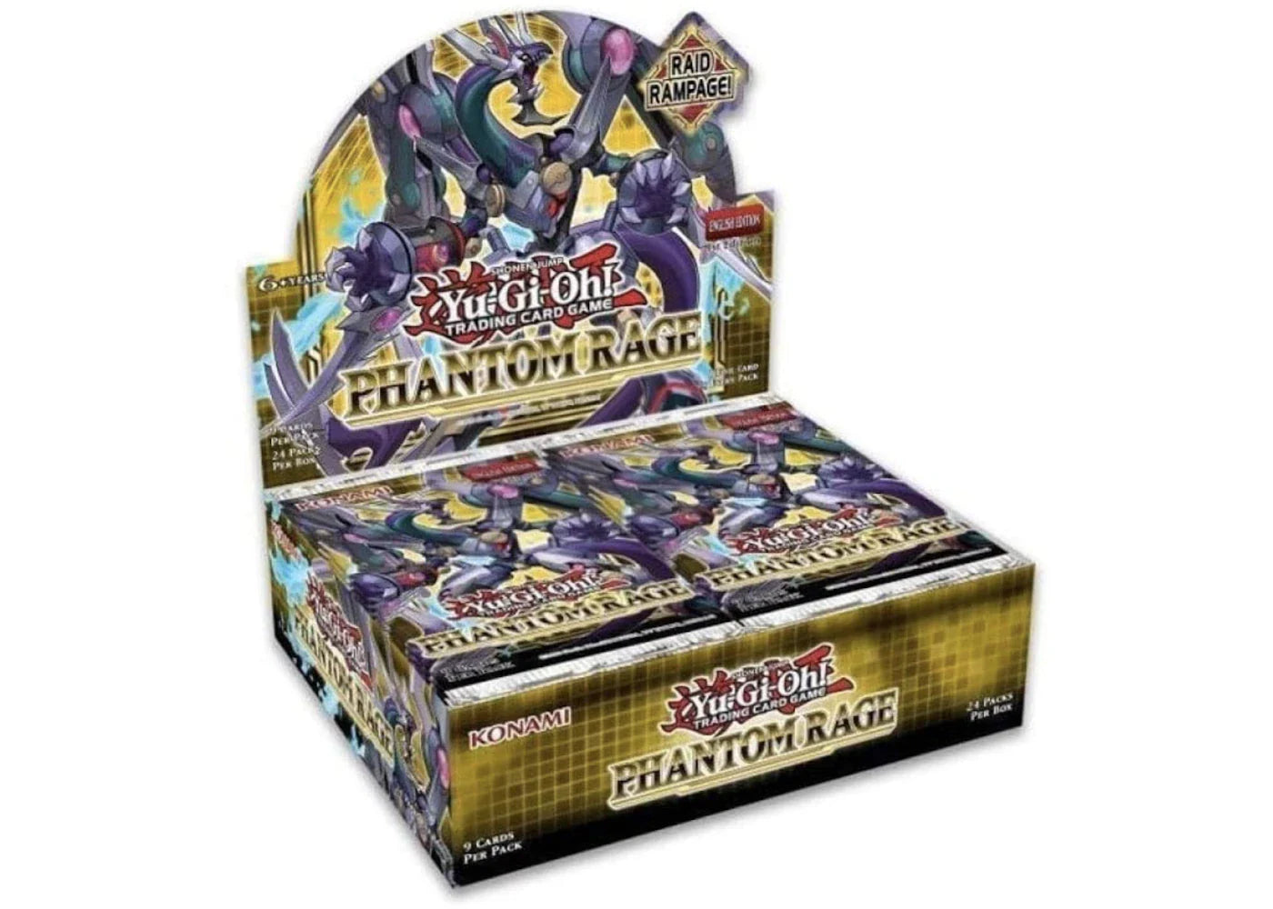 2020 Yu-Gi-Oh! TCG Phantom Rage 1st Edition Booster Box