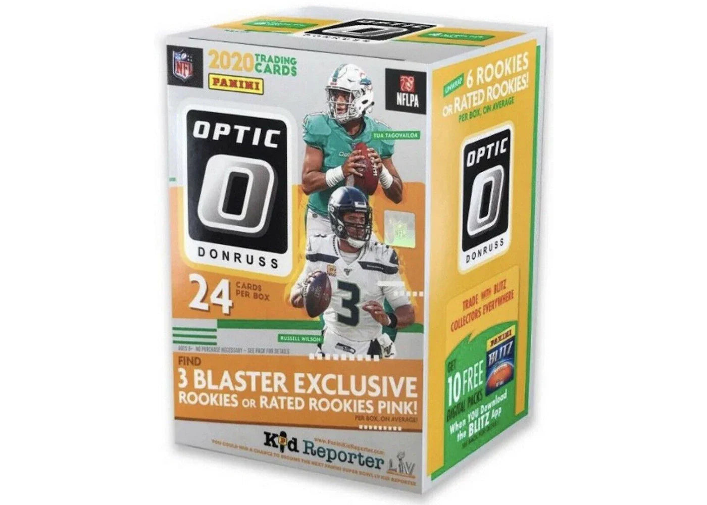 2020 Panini Donruss Optic Football Blaster Box (Pink Parallels)