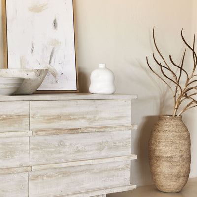 Corliss 6-Drawer Dresser, White Wash