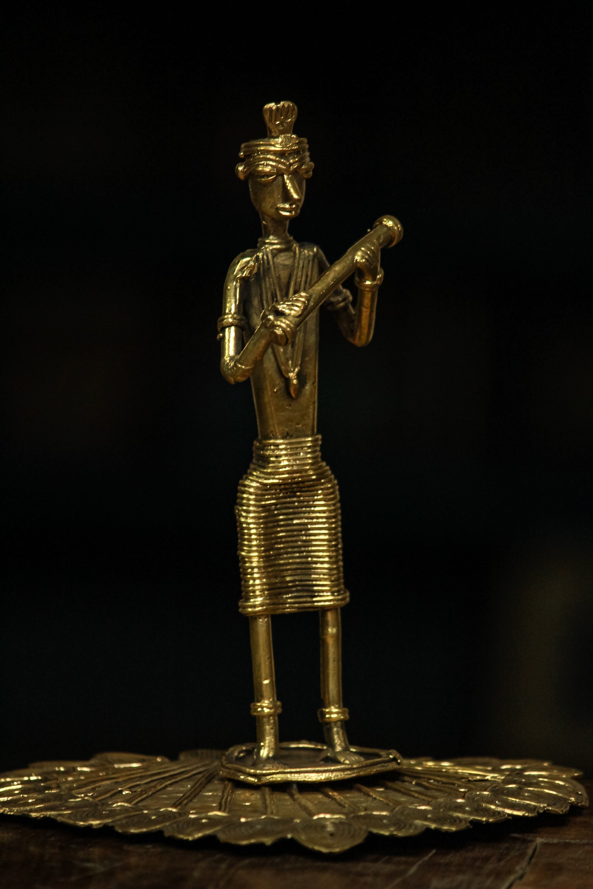 Dhokra - Standing Tribal Musician ( 1 Piece)