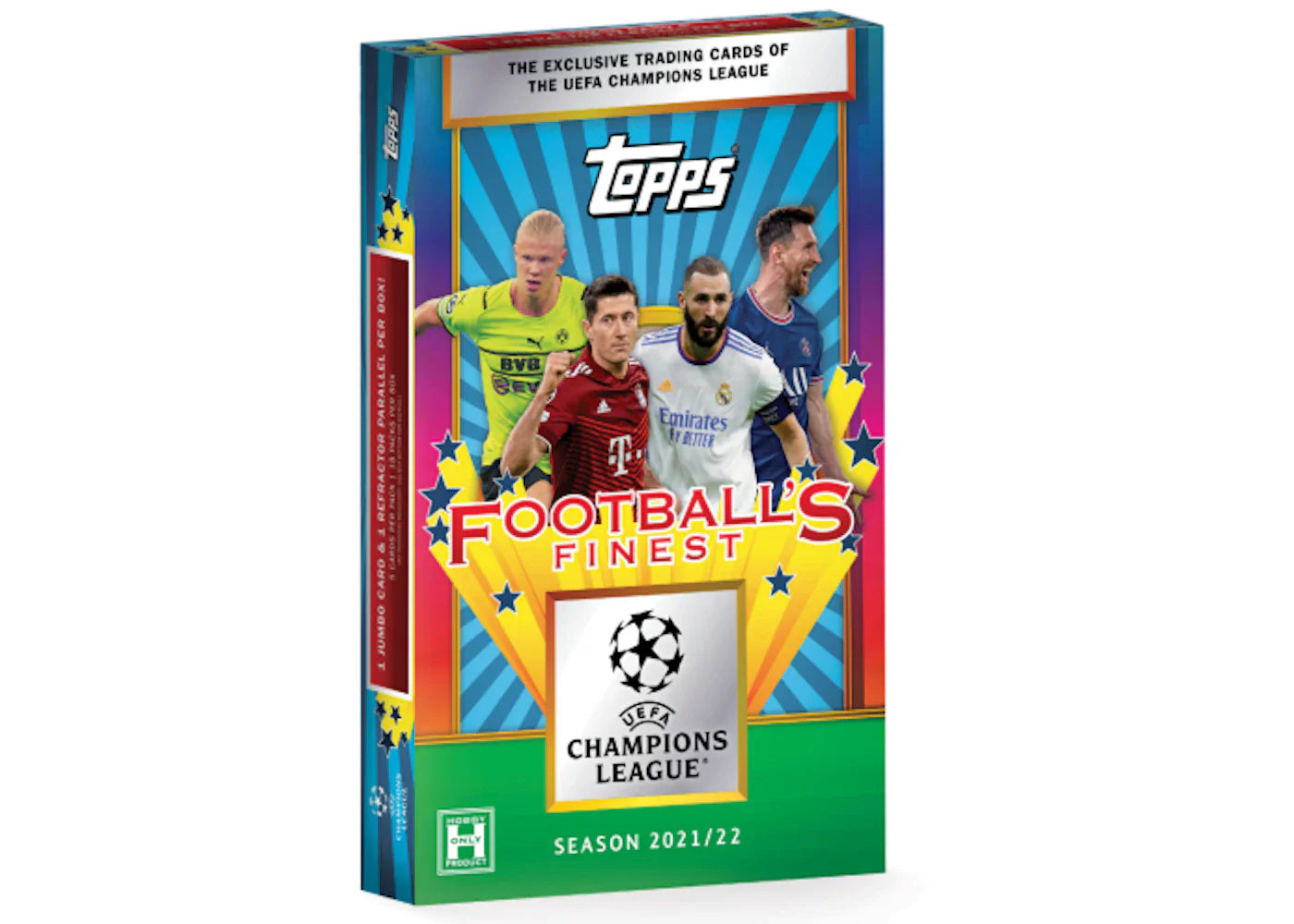2021-2022 Topps UEFA Champions League Finest Flashbacks Soccer Hobby Box